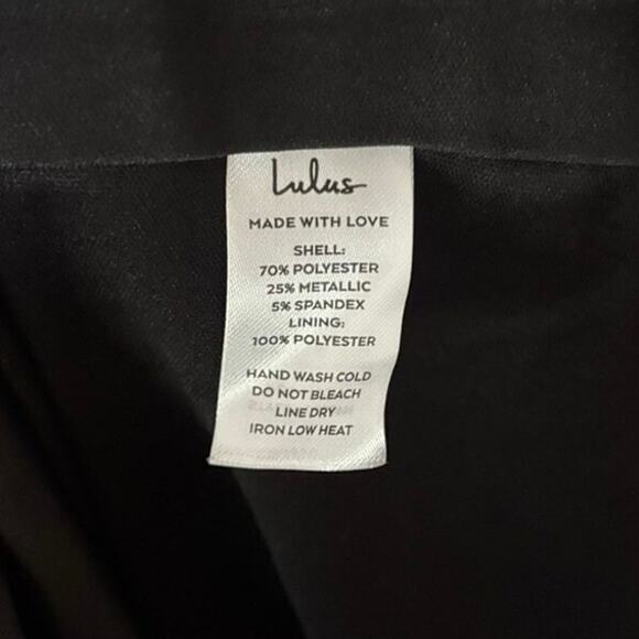 Lulus Blue Metallic Skater Mini Dress Size M NWOT Party Cocktail - Picture 7 of 7